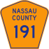 Nassau County Route 191 shield