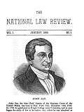 Image of the National Law Review Vol. I No. 1 January 1888