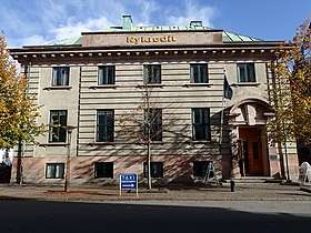 Former National Bank branch building in Aarhus