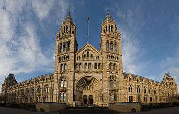 Panoramic view of the Natural History Museum