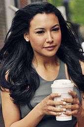 Colour photograph of Naya Rivera in 2011
