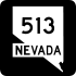 State Route 513 marker