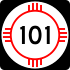 State Road 101 marker