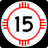 State Road 15 marker