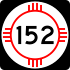 State Road 152 marker