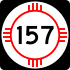 State Road 157 marker