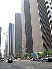 The towers at 1211, 1221, and 1251 Avenue of the Americas