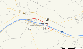 Map of New York State Route 920P