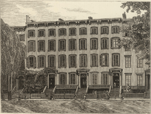 [an engraving of C. L. Blood's New York office]