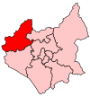 A medium sized constituency situated in the north west of the county.