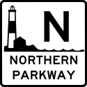Northern State Parkway marker