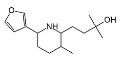 Chemical structure of nupharamine