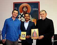 George Alexander, Secretary of Orthodoxy Cognate PAGE (Pan-Orthodox Christian Society) visited the Orthodox Theological Faculty at the Belgrade University on 12th, April 2018.