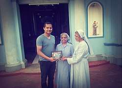 OCP Secretary with Sisters of the Divine Saviour (Salvatorians) in Colombo