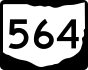 State Route 564 marker