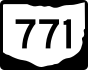 State Route 771 marker