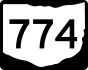 State Route 774 marker