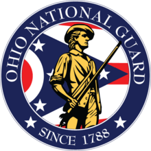 The emblem of the Ohio National Guard