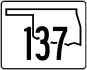 State Highway 137 marker