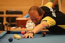 Ortmann at the European Pool Championship 2008 in Willingen