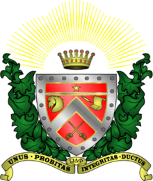 The official crest of Omega Delta Phi.