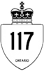 Highway 117 shield