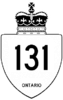 Highway 131 shield