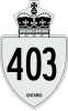 Highway 403 shield