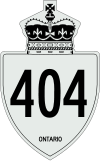 Highway 404 shield