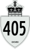 Highway 405 shield