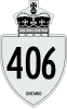Highway 406 shield