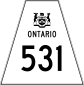 Highway 531 shield