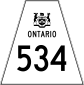 Highway 534 shield