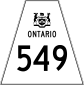 Highway 549 shield