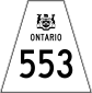 Highway 553 shield