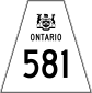 Highway 581 shield