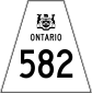 Highway 582 shield