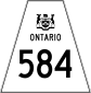 Highway 584 shield