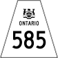Highway 585 shield
