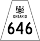 Highway 646 shield
