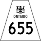 Highway 655 shield