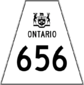 Highway 656 shield