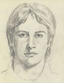 Sketch of a young, white male