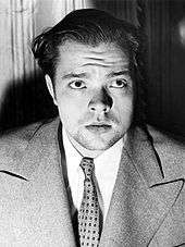 Publicity photograph of Orson Welles, dated 1937.