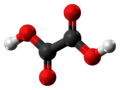 Skeletal formula of oxalic acid