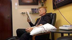 Person undergoing ozone IV therapy