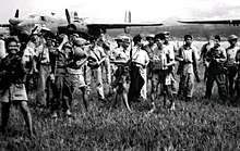 Filipino guerrillas secured airstrips for U.S. planes on Mindanao.