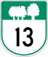 Route 13 shield