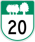 Route 20 shield