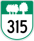 Route 315 shield